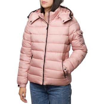 Piumino rosa da donna con chiusura a zip Lora Ferres, Abbigliamento Donna, SKU j613000156, Immagine 0